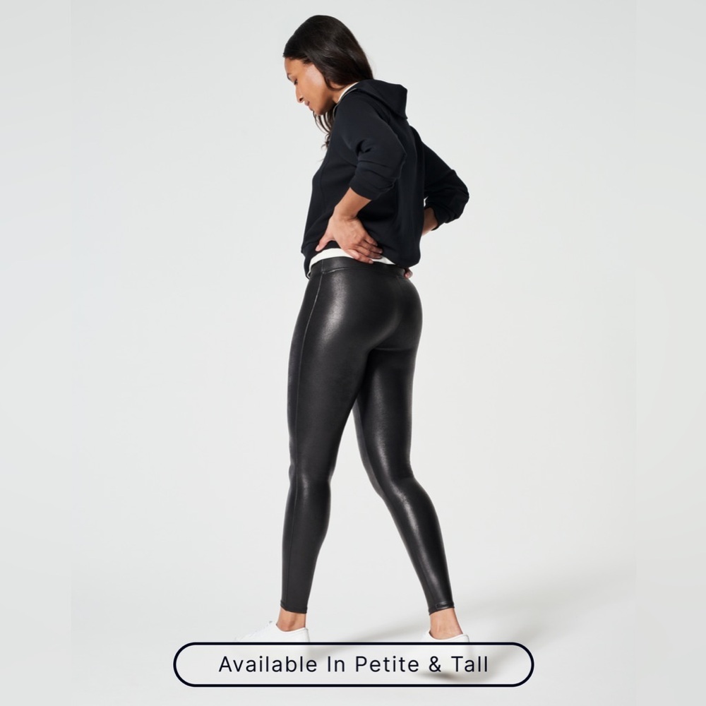SPANX Faux Leather Leggings - Picture 2 of 6